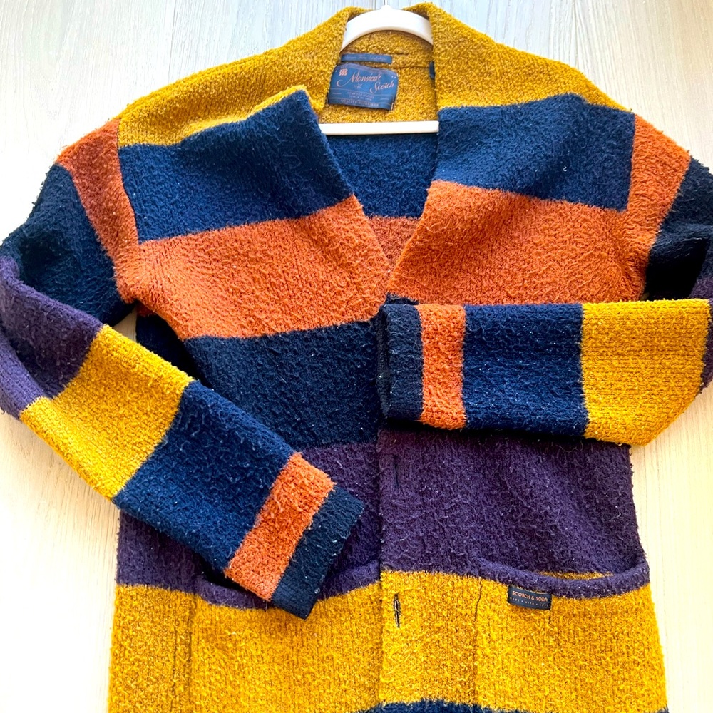 Scott and soda men wool cardigan